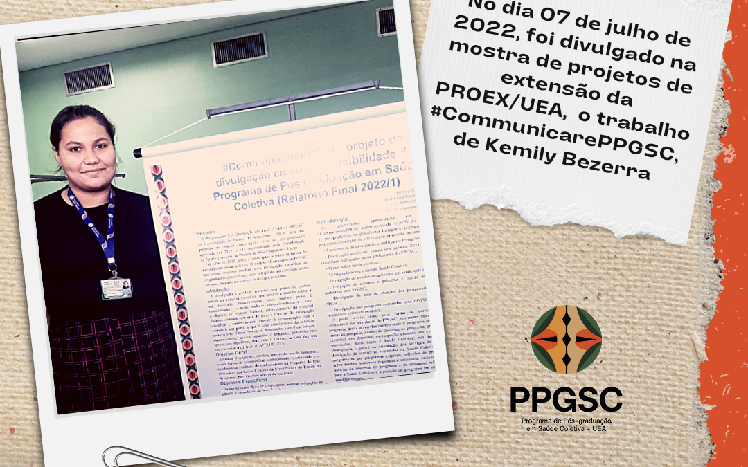 #CommunicarePPGSC de Kemilly Bezerra de Souza